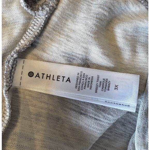Athleta Inversion Athletic Twist Tank Top - Black & White - Size 3X - Picture 11 of 12